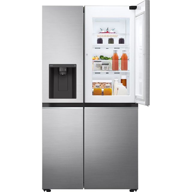 Auf diesem Bild zu sehen Heim & Garten > Küche & Esszimmer > Küchengeräte > Kühlschränke von LG in Platin Silber